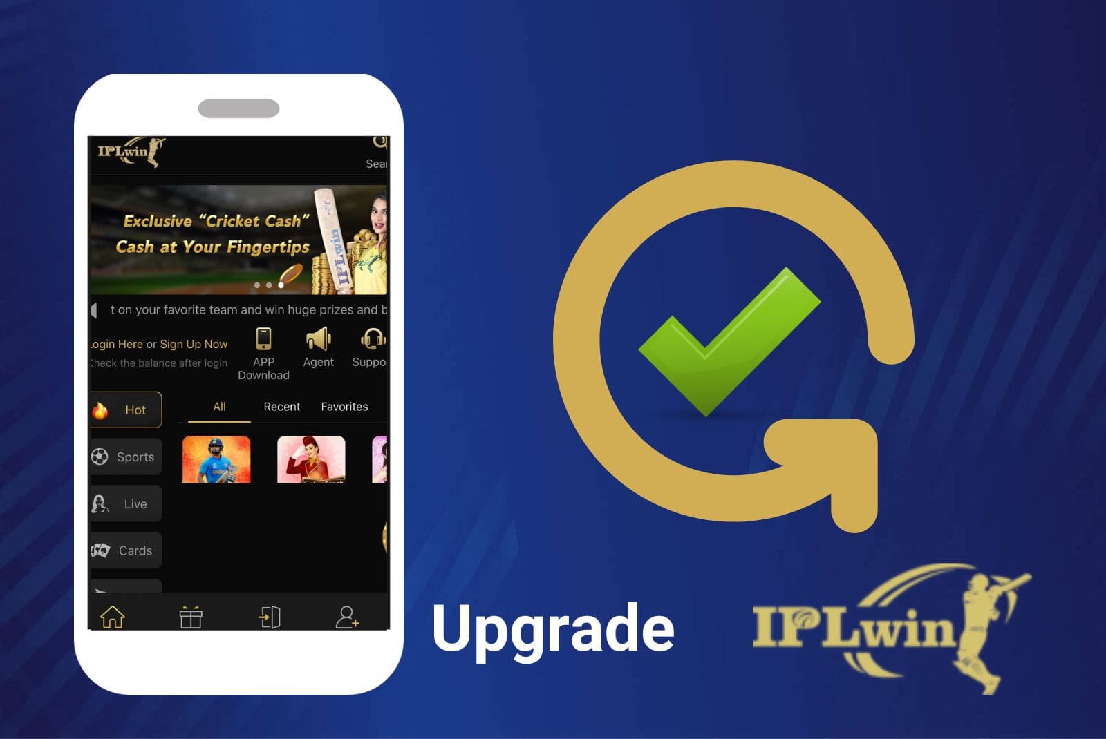How to update IPLwin India sports betting application
