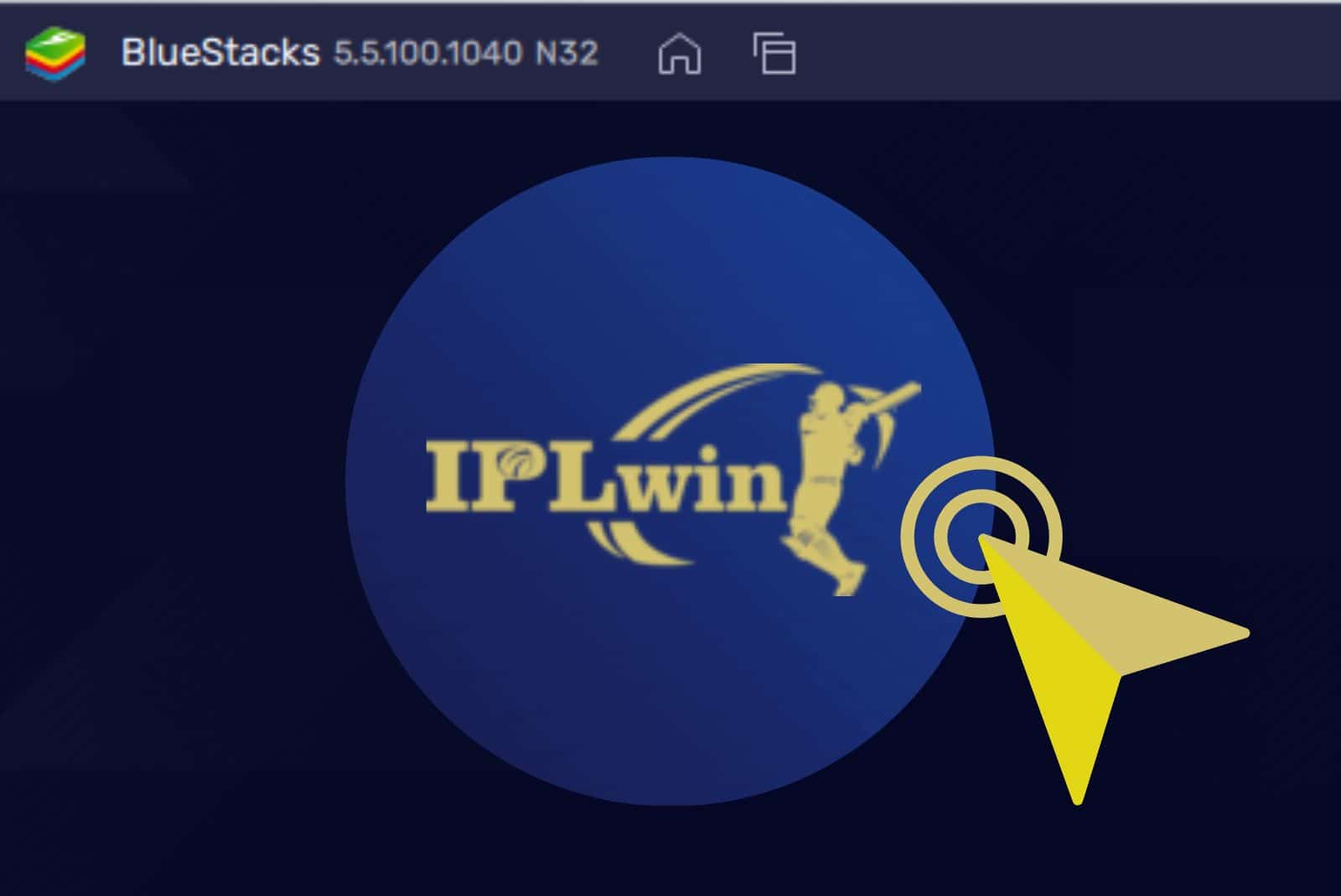 IPLwin India bluestacks app installation step