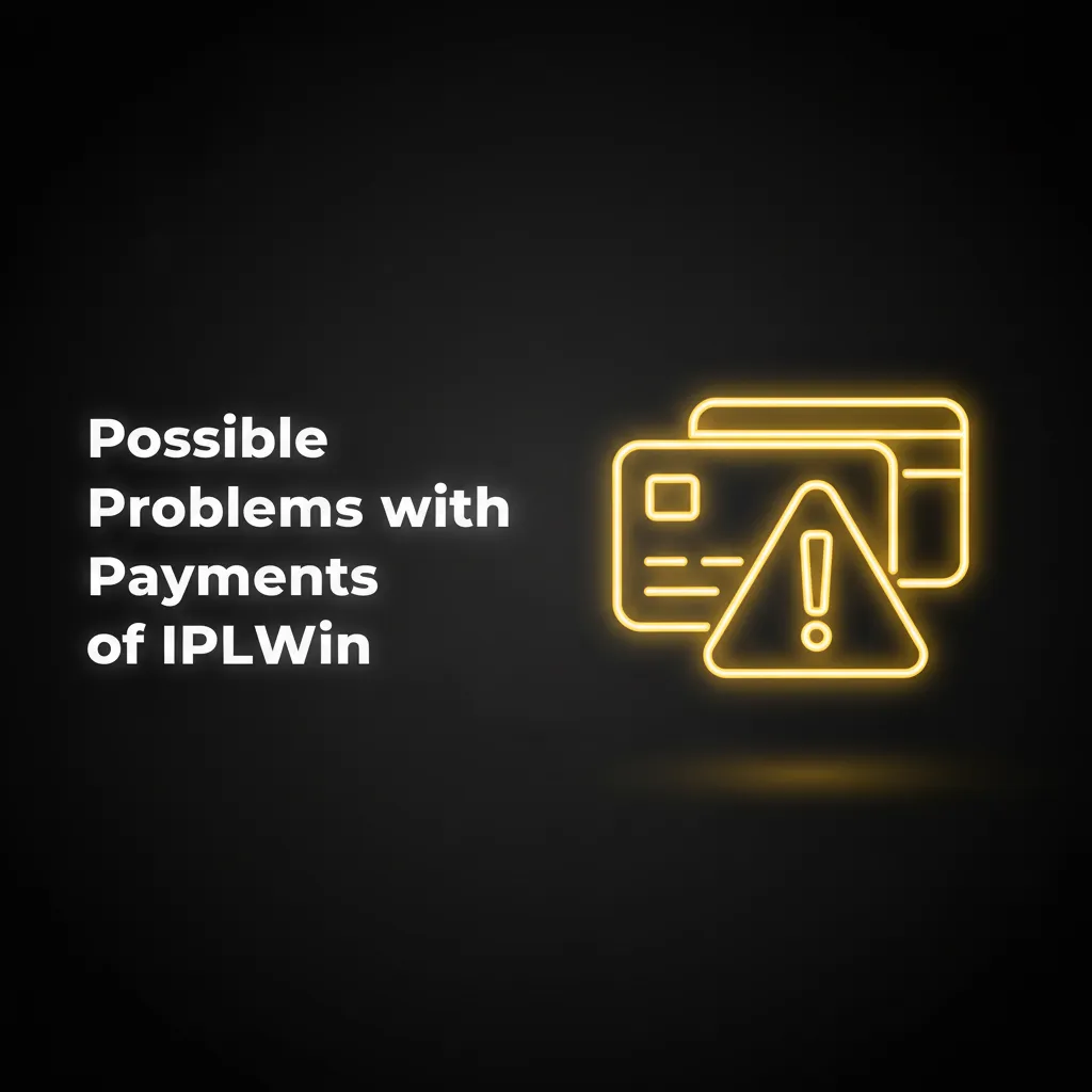 IPLWin payment problems infographic: UPI mandate pending, wrong reference, debited not credited, name mismatch, KYC pending